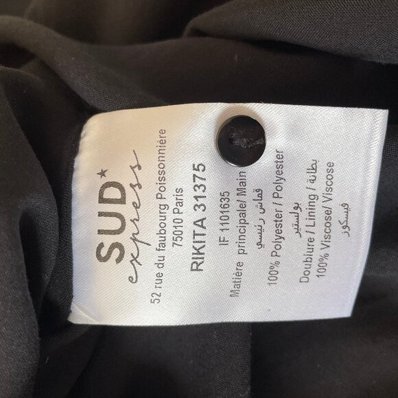 Sud Express Rikita black and white gorgeous tulip short dress XS - Picture 8 of 9